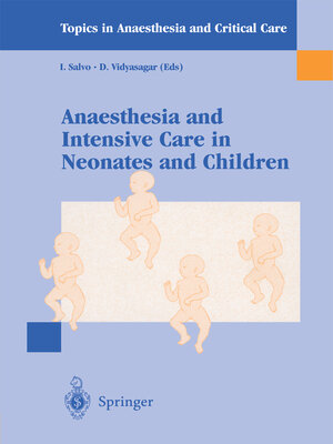 cover image of Anaesthesia and Intensive Care in Neonates and Children